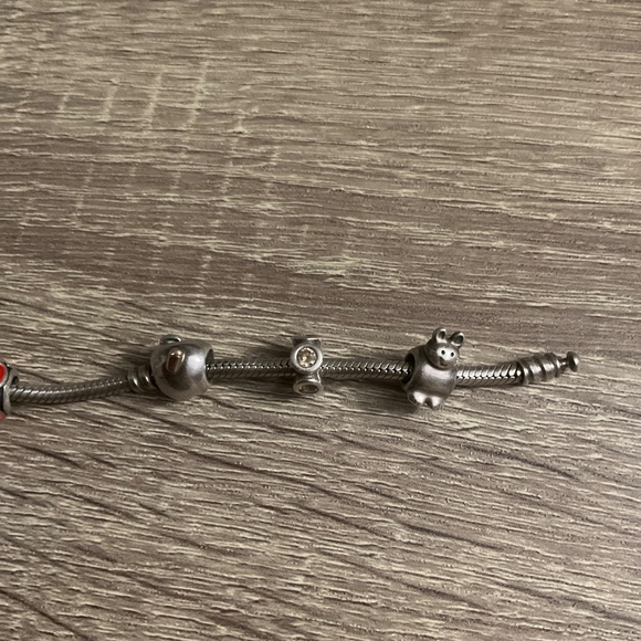 Pandora Charms Multiple Styles Silver + Gold + Glass + Spacer Authentic - Picture 2 of 3